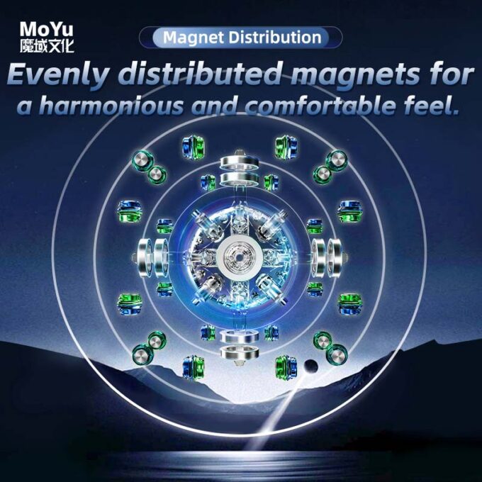 MoYu WeiLong WRM V11 Maglev 20-Magnet Ball Core UV