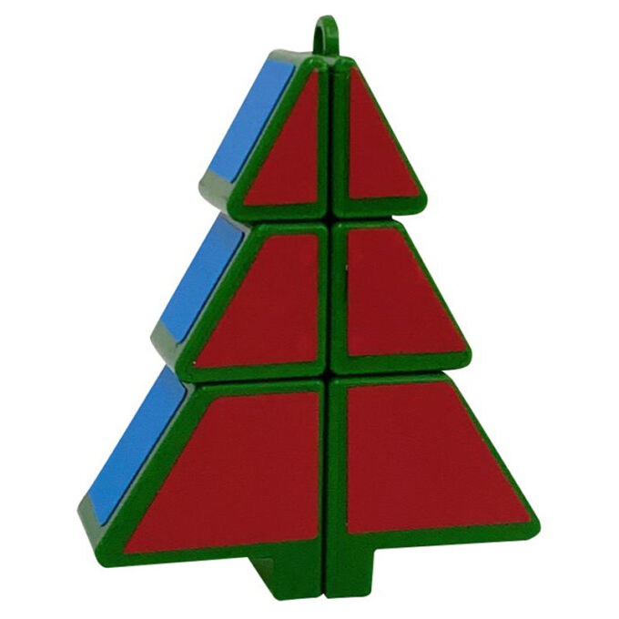 Christmas Tree Cube 1x2x3 Green
